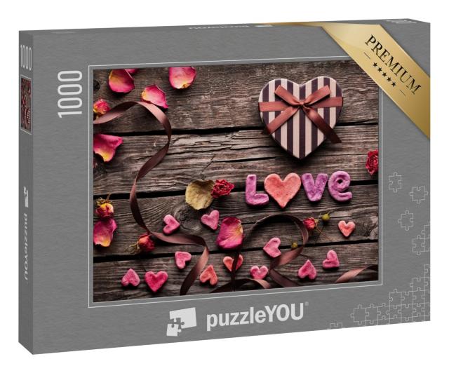 Puzzle 1000 Teile „Liebe zum Valentinstag“