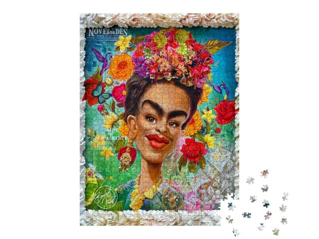 Puzzle 1000 Teile „Frida Kahlo“