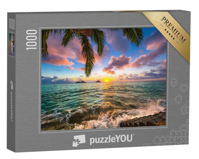 Puzzle 1000 Teile „Wunderschöner Sonnenaufgang über Hawaii“