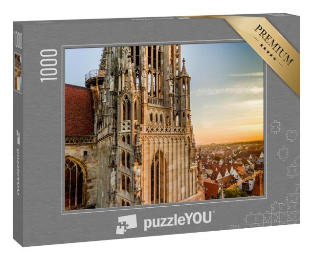 Puzzle 1000 Teile „Ulmer Münster mit höchsten Kirchturm der Welt“