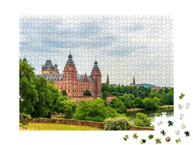 Puzzle 1000 Teile „Schloss Johannisburg, Aschaffenburg, Deutschland“