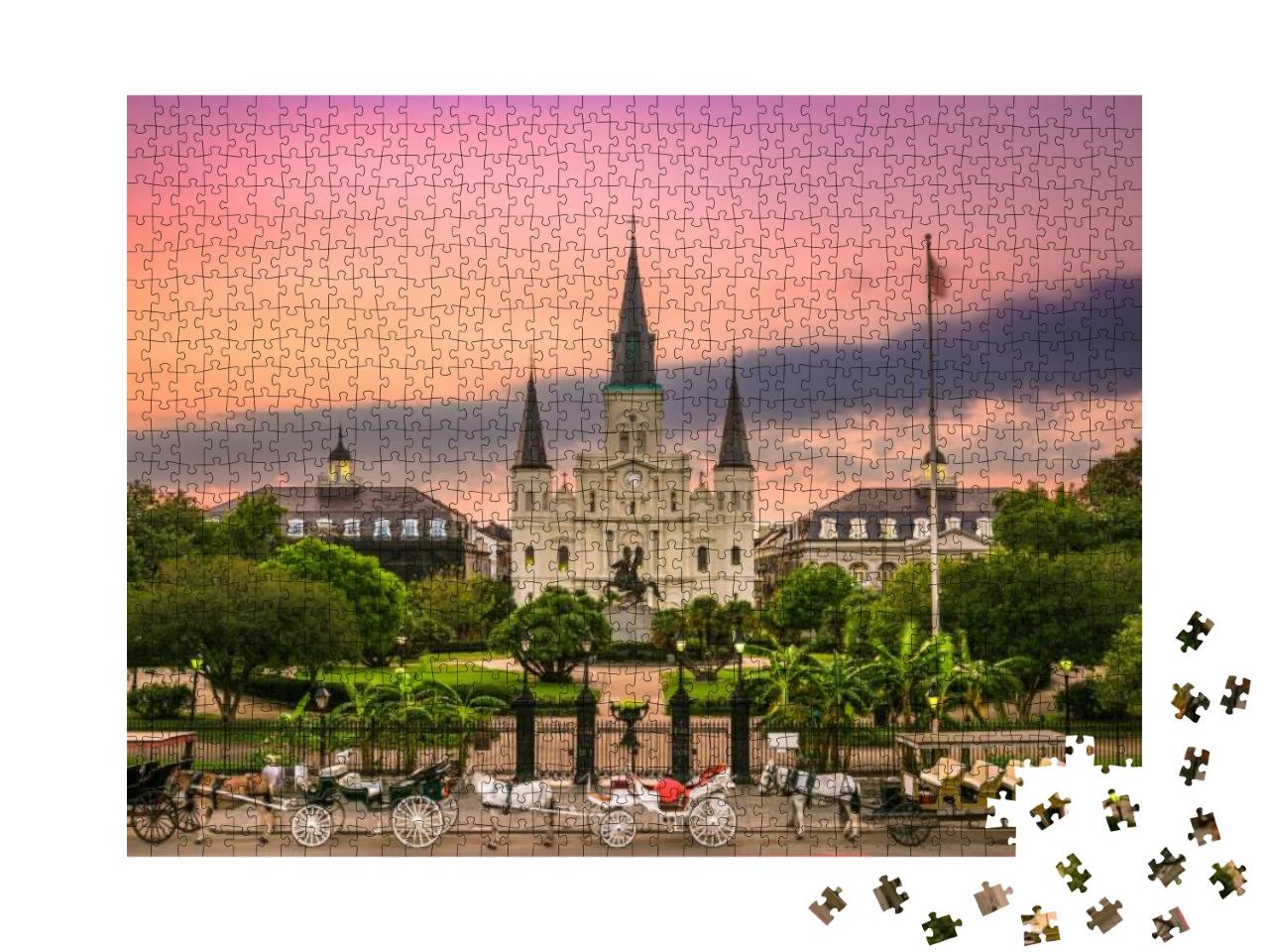 Puzzle 1000 Teile „Jackson Square, New Orleans, Louisiana“