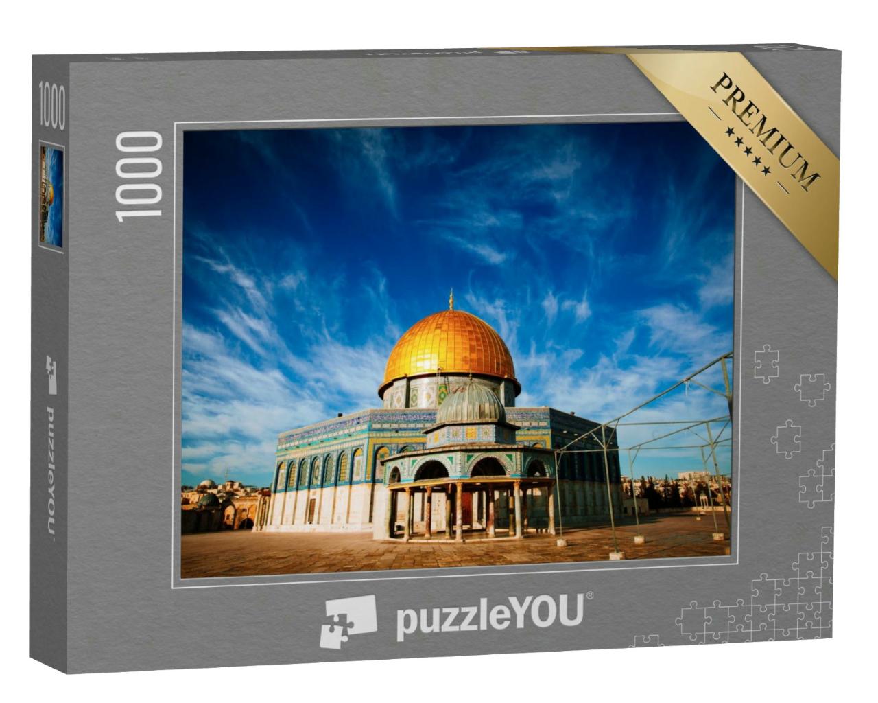 Puzzle 1000 Teile „Der Felsendom , Jerusalem, Israel“