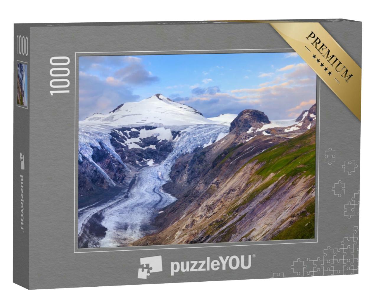 Puzzle 1000 Teile „Pasterze-Gletscher und Johannisberg-Gipfel“