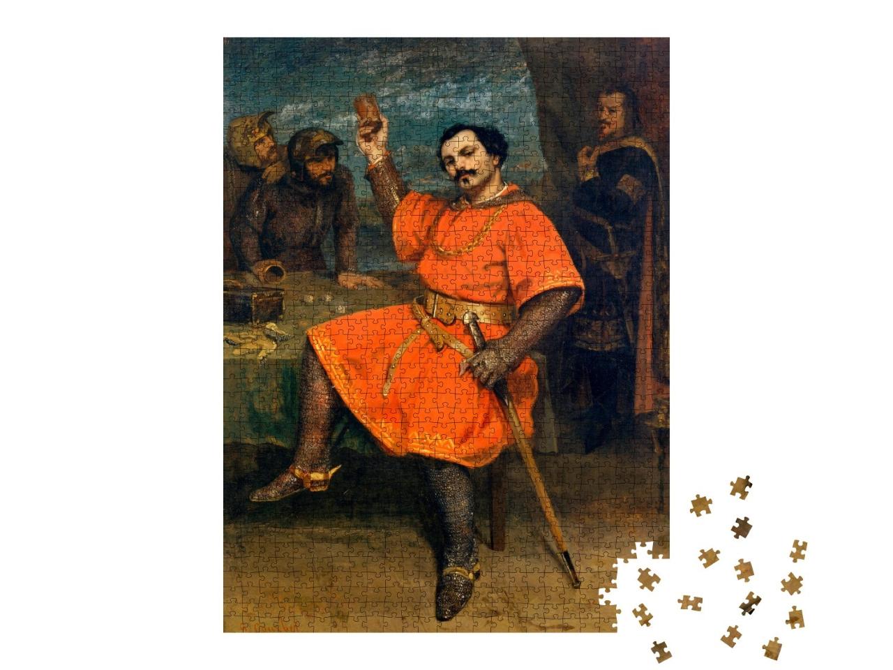 Puzzle 1000 Teile „Gustave Courbet - Louis Gueymard (1822-1880) als Robert le Diable“