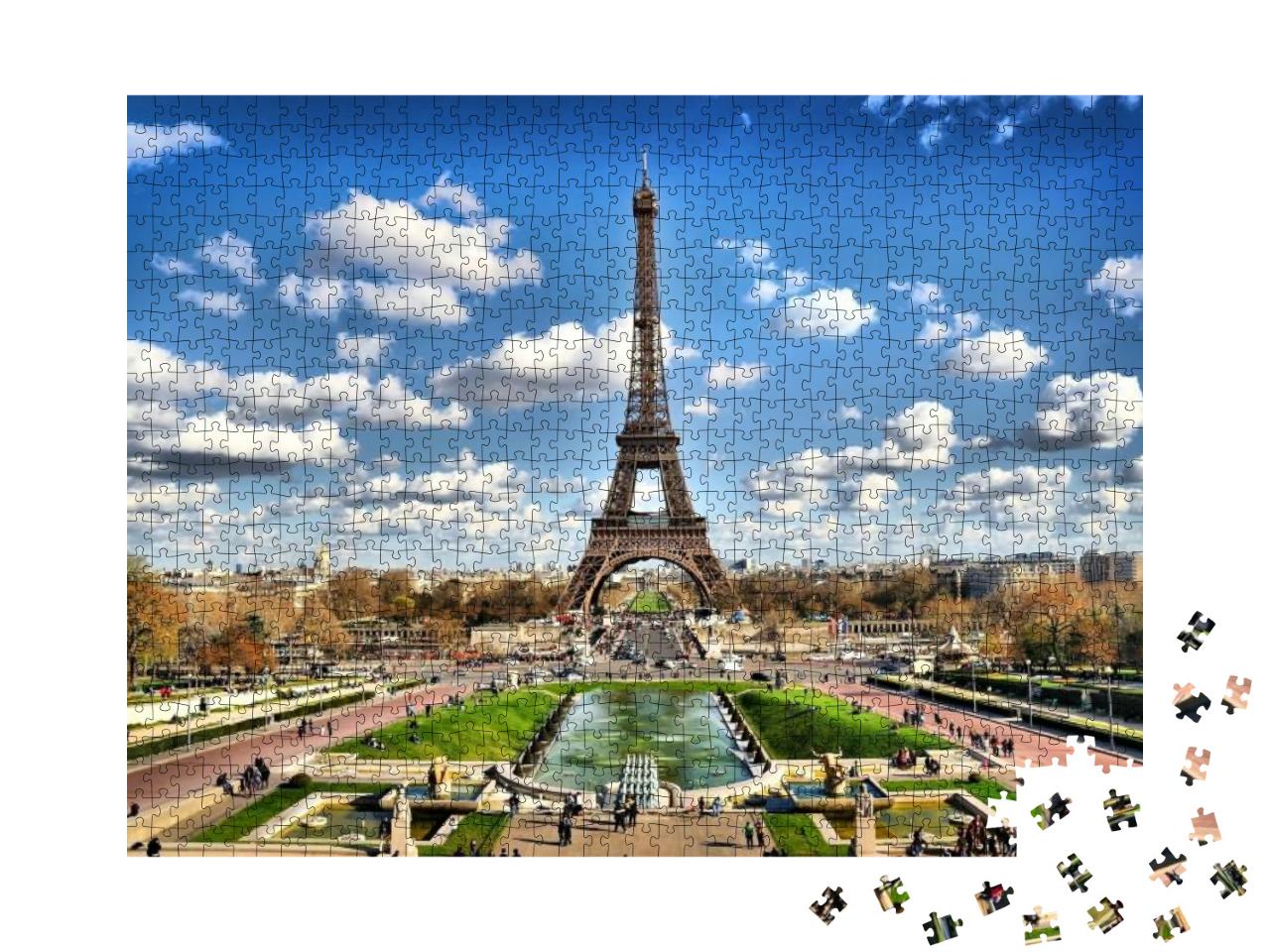 Puzzle 1000 Teile „Der Eiffelturm“