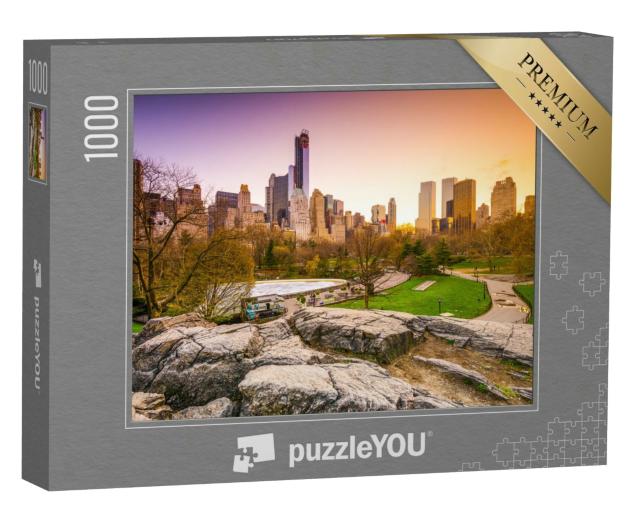 Puzzle 1000 Teile „Wunderschöner Blick vom Central Park auf New York City“