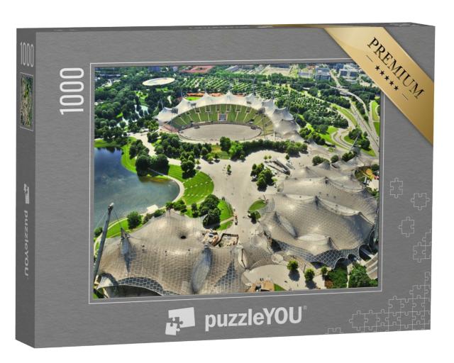 Puzzle 1000 Teile „Olympiastadtion in München für die Olympischen Sommerspiele 1972“