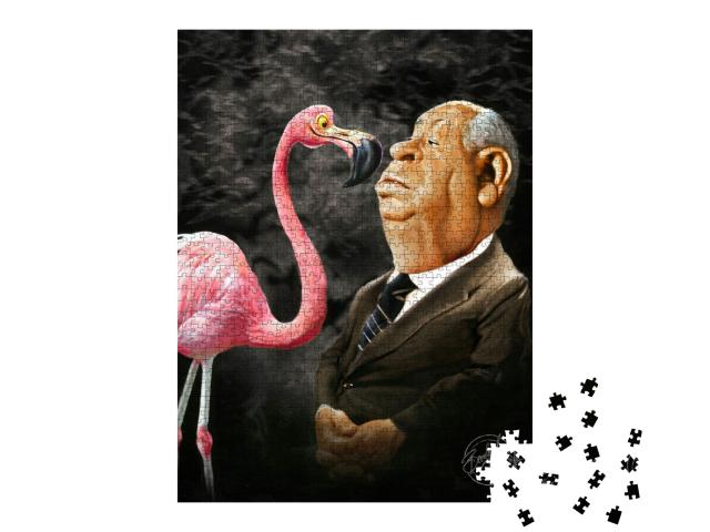 Puzzle 1000 Teile „Alfred Hitchcock“