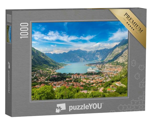 Puzzle 1000 Teile „Kotor im Sommer, Montenegro“