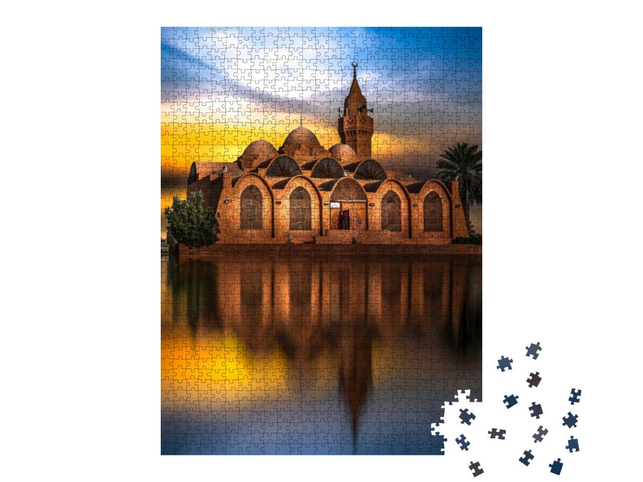 Puzzle 1000 Teile „Die Farsi-Moschee in Dschidda, Saudi-Arabien“