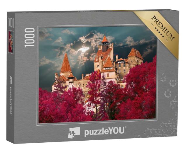 Puzzle 1000 Teile „Schloss des Grafen Dracula nahe der Stadt Bran“