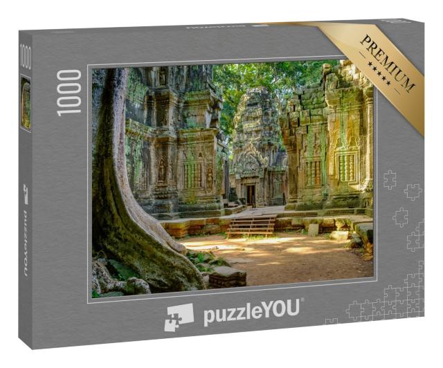 Puzzle 1000 Teile „Ta Prohm-Tempel, Teil des Angkor Wat, Kambodscha “