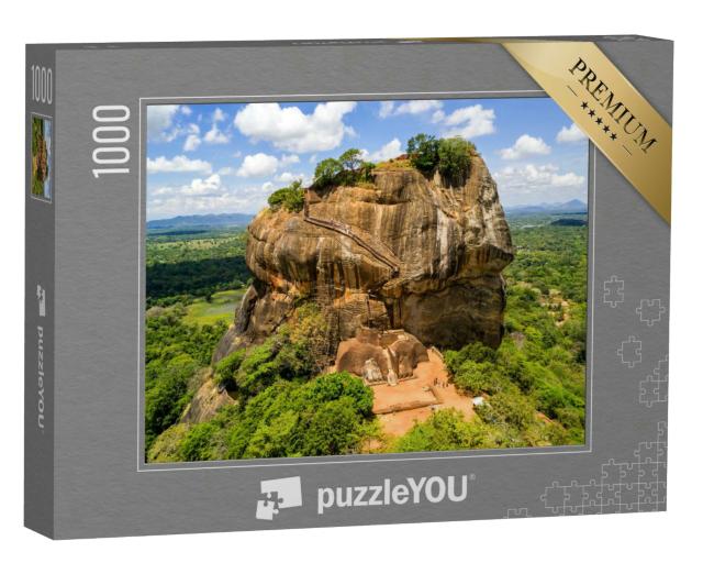 Puzzle 1000 Teile „Löwenfelsen Sigiriya, Dambulla, Sri Lanka“