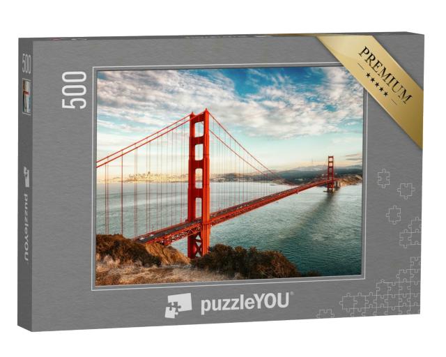 Puzzle 500 Teile „Golden Gate Bridge, San Francisco, USA“