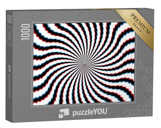Puzzle 1000 Teile „Abstrakter hypnotischer Hintergrund“