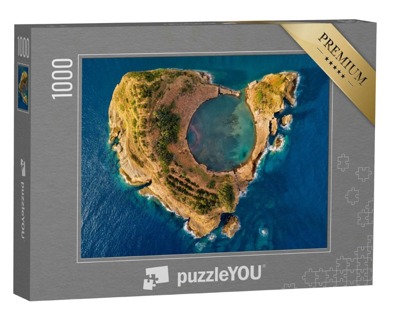 Puzzle 1000 Teile „Alter Unterwasservulkan, Azoren, Portugal“