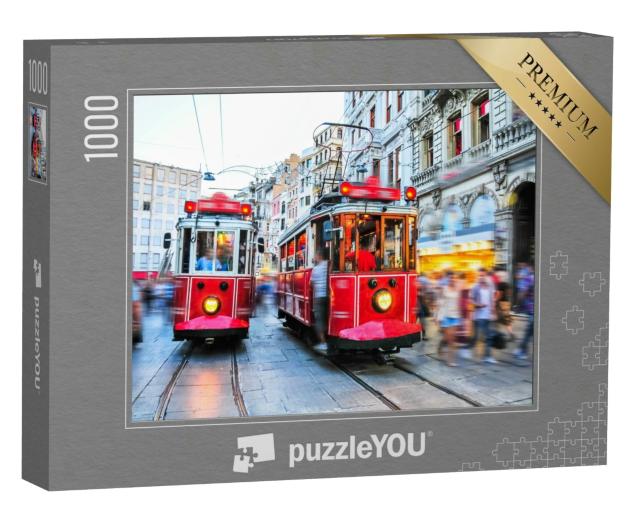 Puzzle 1000 Teile „Straßenbahn, Istanbul“