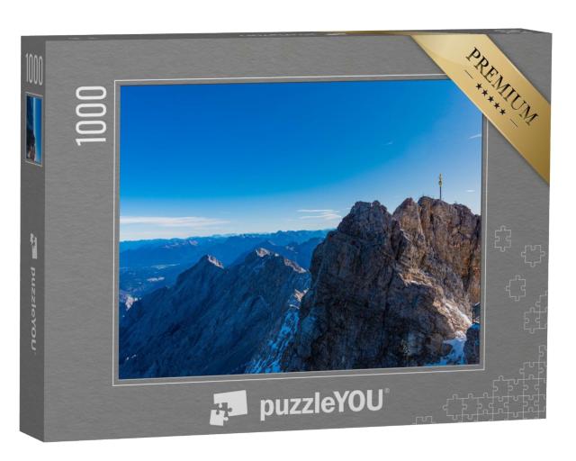 Puzzle 1000 Teile „Gipfel der Zugspitze, höchster Berg Deutschlands“
