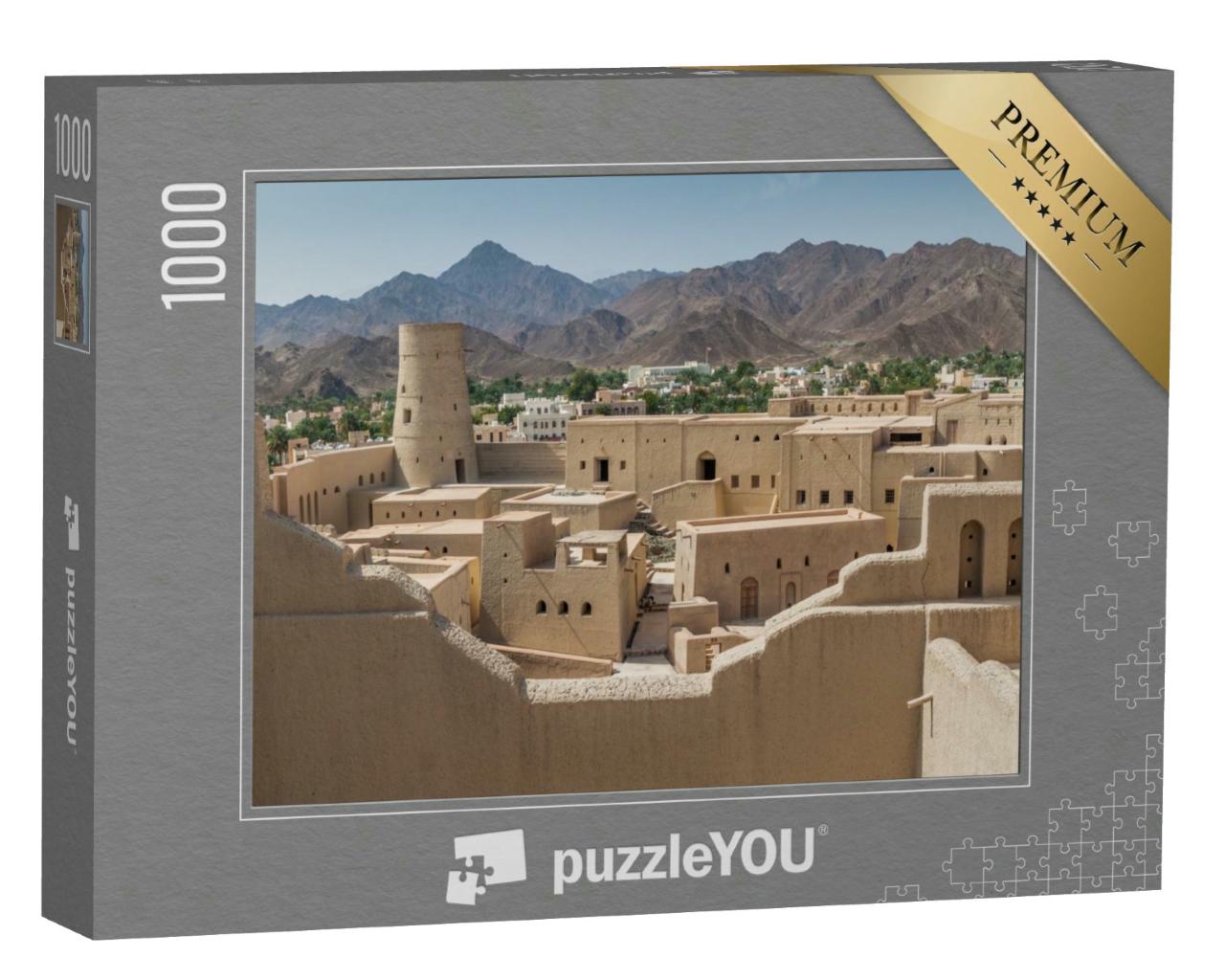 Puzzle 1000 Teile „Ansicht von Bahla Fort, Oman“