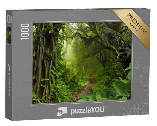 Puzzle 1000 Teile „Asiatischer tropischer Dschungel“
