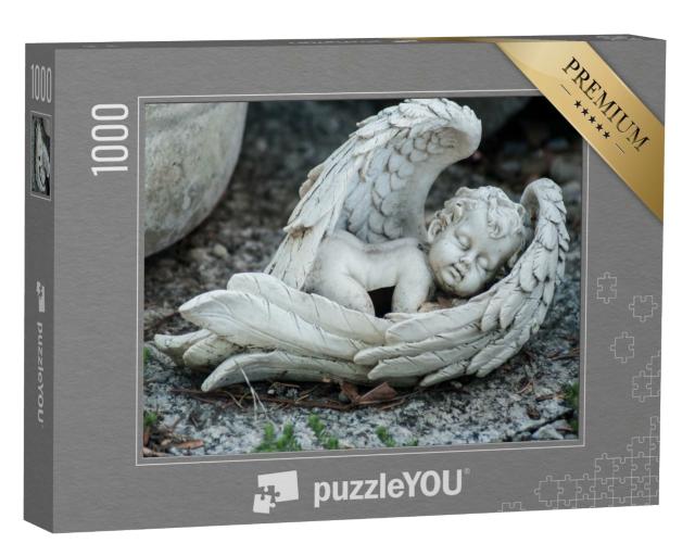 Puzzle 1000 Teile „Stein-Engel“