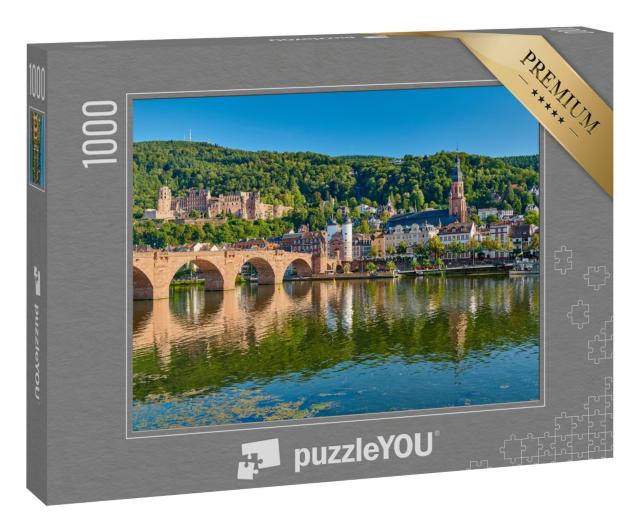 Puzzle 1000 Teile „Karl-Theodor-Brücke, Heidelberg“