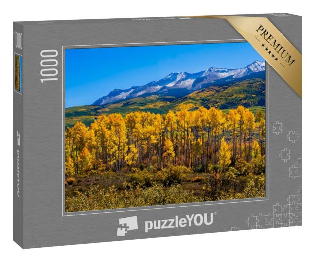 Puzzle 1000 Teile „Colorado mit Espenbäumen im Herbst“