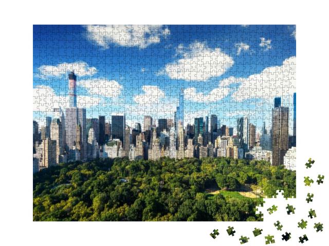 Puzzle 1000 Teile „New York City und Central Park“