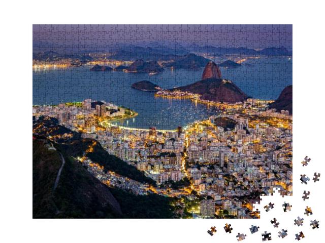 Puzzle 1000 Teile „Blick auf Rio de Janeiro“
