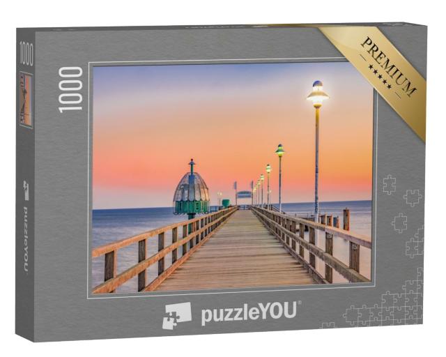 Puzzle 1000 Teile „Vineta-Brücke, Ostseebad Zinnowitz auf der Insel Usedom“