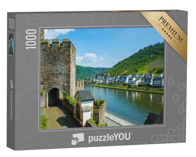 Puzzle 1000 Teile „Malerische Stadt Cochem an der Mosel in Rheinland-Pfalz, Deutschland“