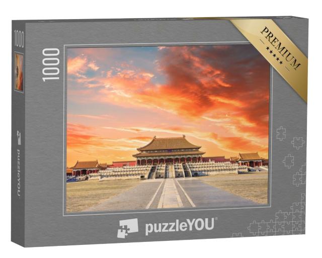 Puzzle 1000 Teile „Königspaläste der Verbotenen Stadt in Peking“