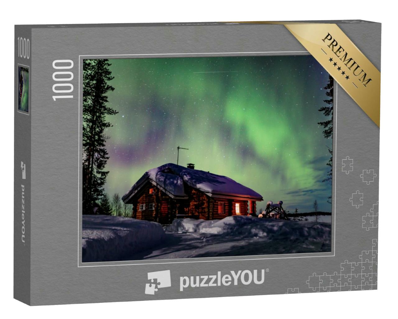 Puzzle 1000 Teile „Polarlicht“