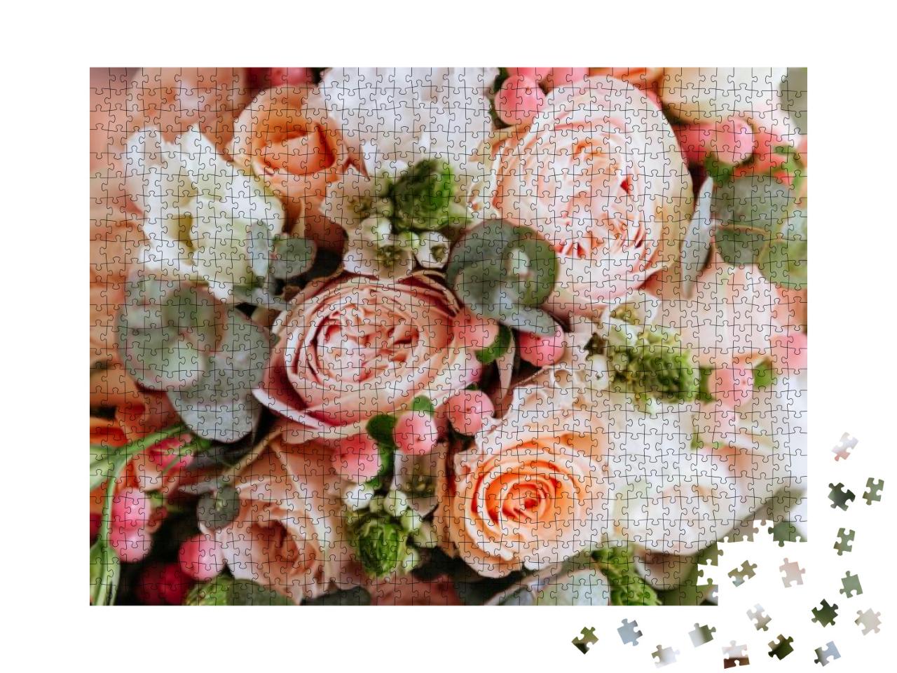 Puzzle 1000 Teile „Hochzeitsblumen “