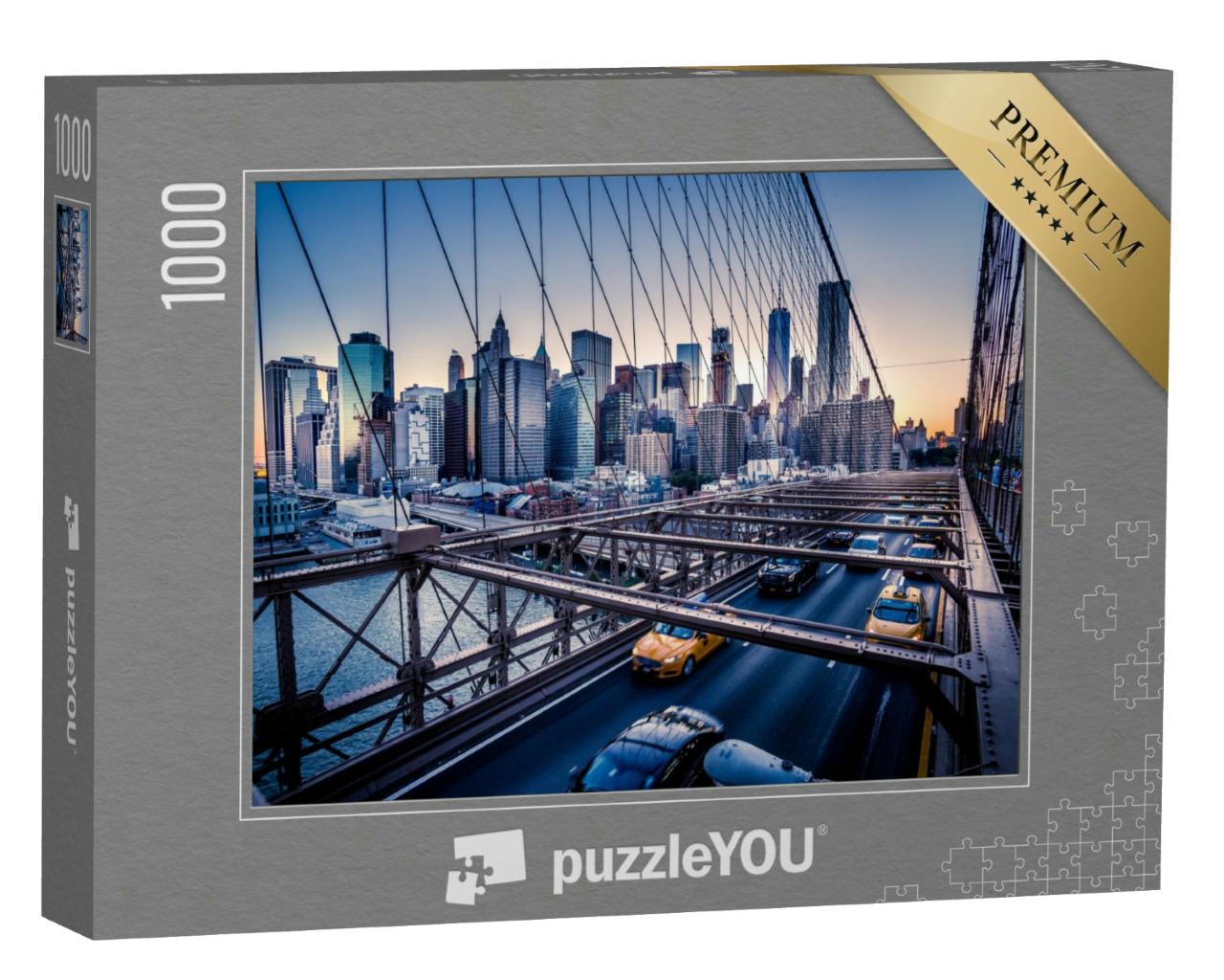 Puzzle 1000 Teile „Brooklyn Bridge, Manhattan“