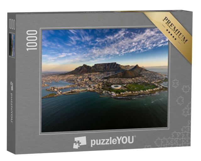 Puzzle 1000 Teile „Sonnenuntergang am Tafelberg“