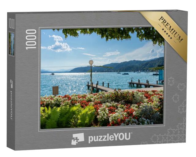 Puzzle 1000 Teile „Wörthersee in Kärnten, Österreich“