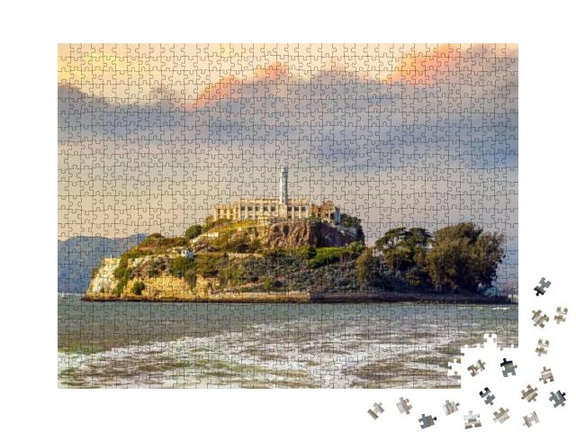 Puzzle 1000 Teile „Alcatraz Island in San Francisco, USA“