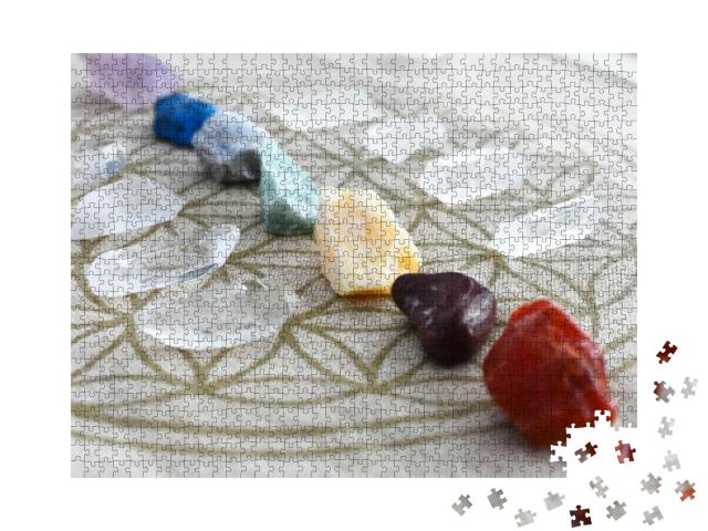 Puzzle 1000 Teile „Chakra-Ausgleichskristalle“