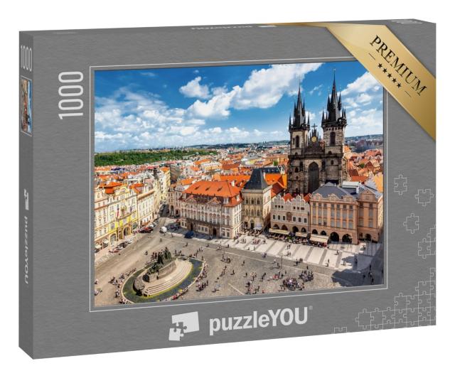 Puzzle 1000 Teile „Der Altstädter Ring in Prag“
