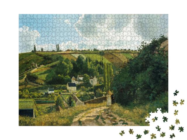 Puzzle 1000 Teile „Camille Pissarro - Jalais-Hügel, Pontoise“