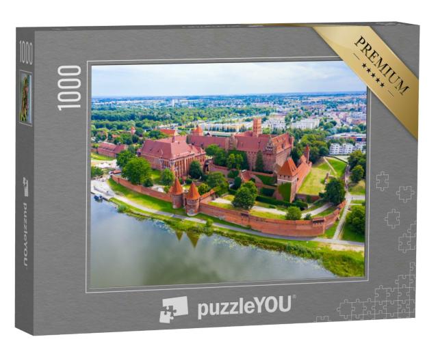 Puzzle 1000 Teile „Burg Malbork, Festung des Deutschen Ritterordens, Marienburg, Polen“