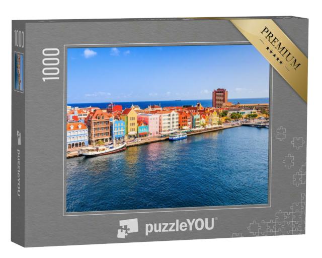 Puzzle 1000 Teile „Stadtzentrum von Willemstad, Curacao, Niederländische Antillen“