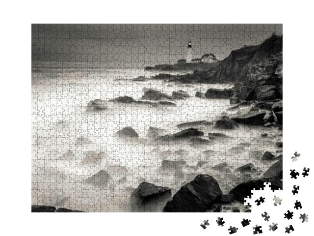 Puzzle 1000 Teile „Die felsige Küste von Maine “