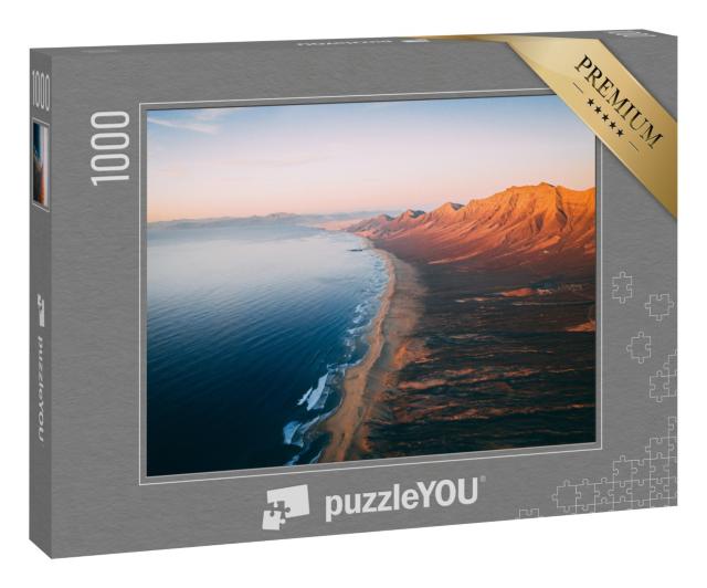 Puzzle 1000 Teile „Luftaufnahme: Panorama von Cofete, Fuerteventura“