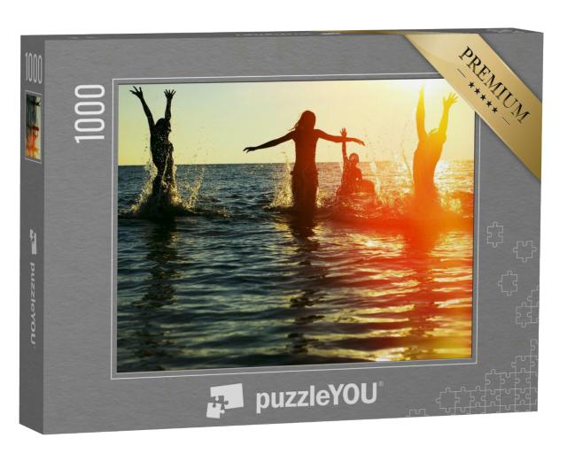 Puzzle 1000 Teile „Sundowner-Party im Meer“