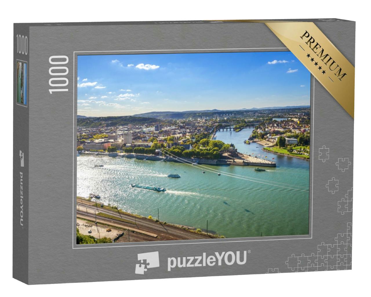 Puzzle 1000 Teile „Rhein und Mosel“
