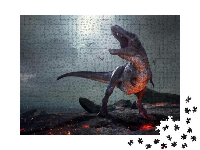 Puzzle 1000 Teile „Tyrannosaurus Rex “
