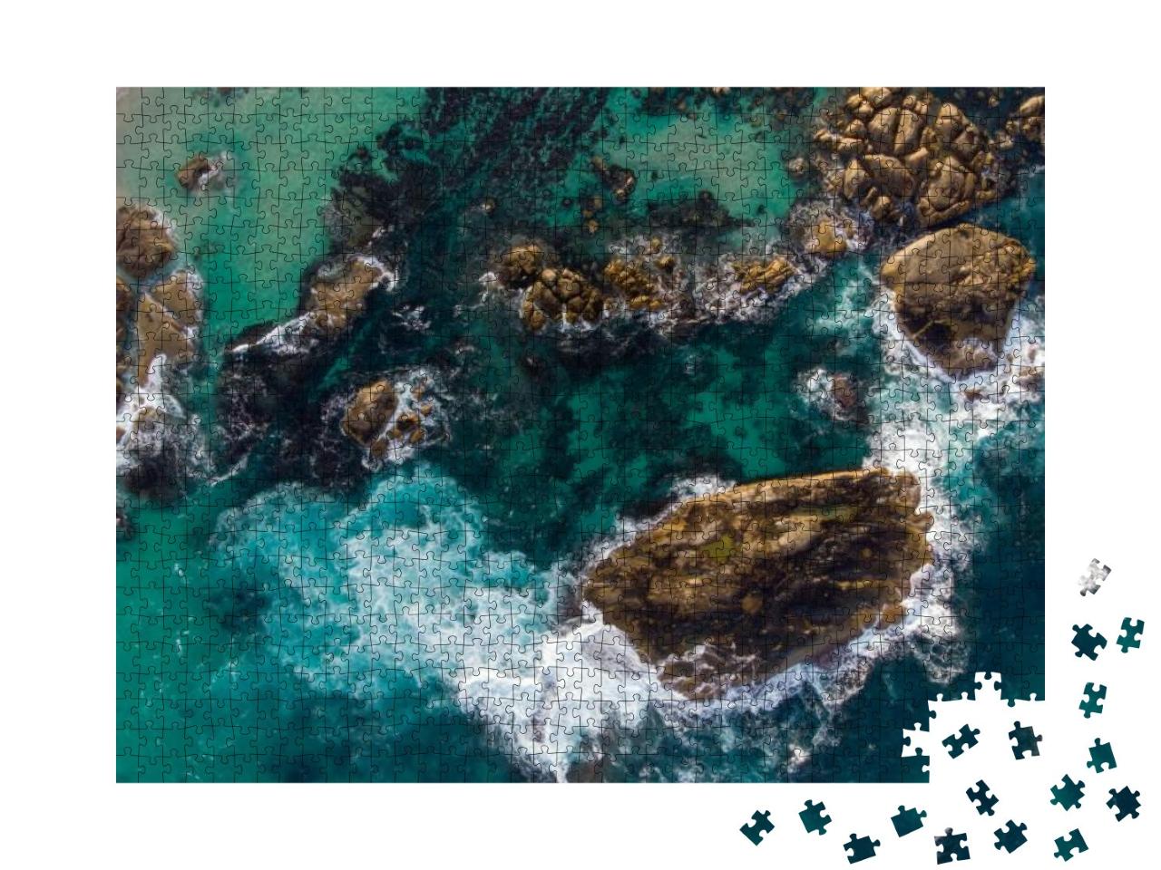 Puzzle 1000 Teile „Kristallklares Wasser am Greens Pool Beach, Westaustralien“